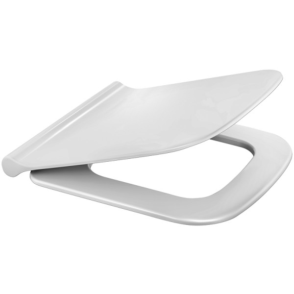 Сиденье для унитаза Berges Quad slim SO белое, c soft-close (18203)