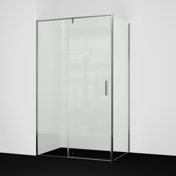 Душевой уголок WasserKRAFT Spree 120x80x200 стекло прозрачное, профиль никель (14P06)