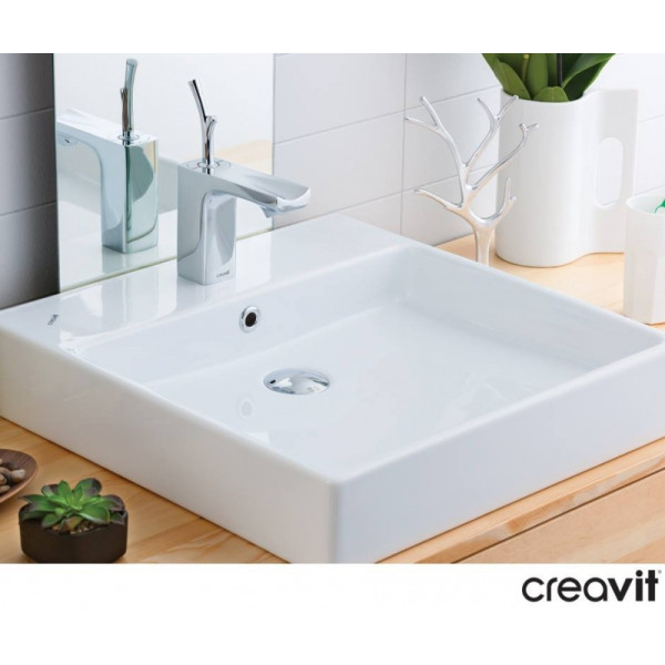 Раковина мебельная Creavit Next 50x50 белая (NX255-00CB00E-0000) Раковина мебельная Creavit Next 50x50 белая (NX255-00CB00E-0000)