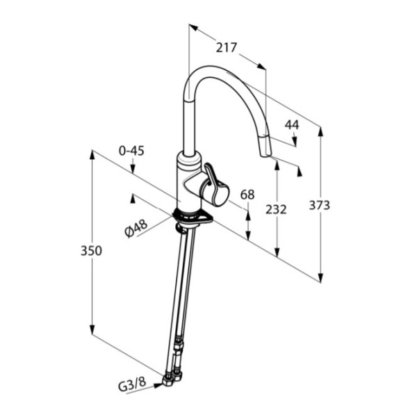 Смеситель для кухни Kludi Bingo Star (428099678)