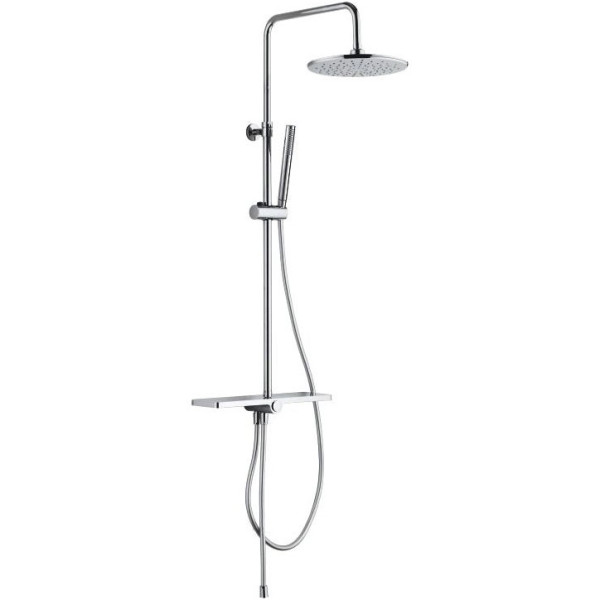 Душевой гарнитур Aquanet Pragmatic R с полочкой (AF430-70-R-C)