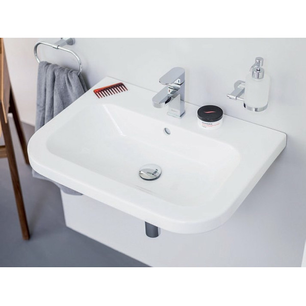 Смеситель для раковины Ravak Chrome CR 011.00 со сливным гарнитуром хром (X070053)