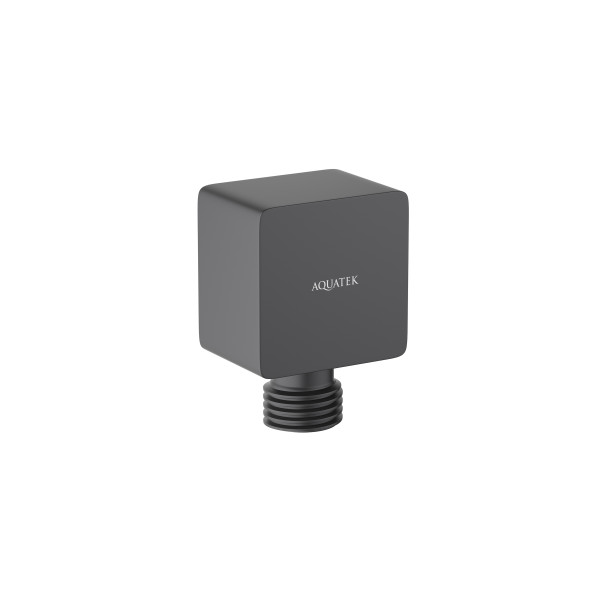 Шланговое подсоединение Aquatek черный матовый (AQ2459MB)