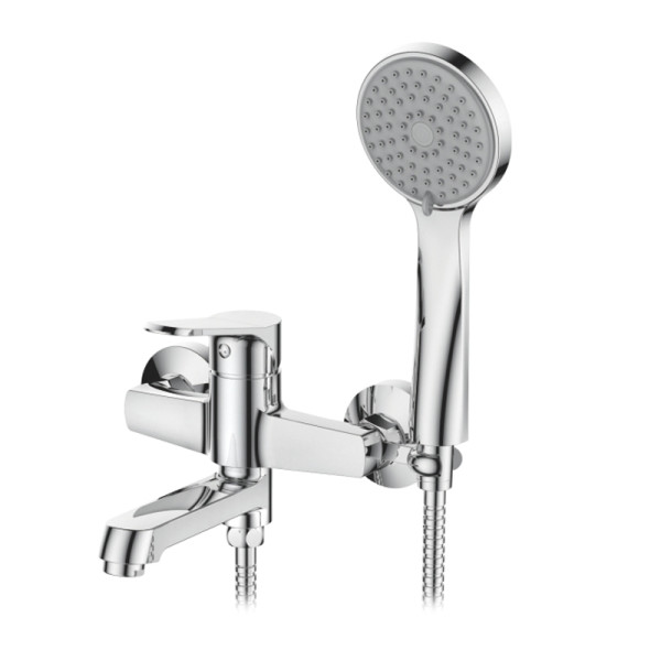 Смеситель для ванны и душа Ledeme с душевым гарнитуром, хром (L3161) Смеситель для ванны и душа Ledeme с душевым гарнитуром, хром (L3161)