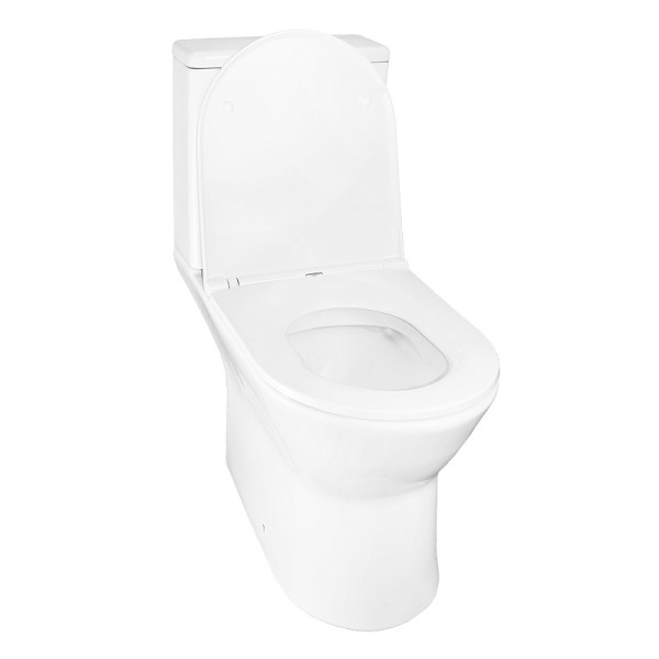 Унитаз напольный Azario Dante с сиденьем с микролифтом белый (AZ-93589)
