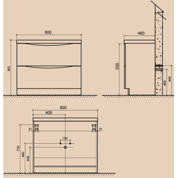 Тумба напольная BelBagno Ancona-N 80 белый глянцевый (ANCONA-N-800-2C-PIA-BL) Тумба напольная BelBagno Ancona-N 80 белый глянцевый (ANCONA-N-800-2C-PIA-BL)