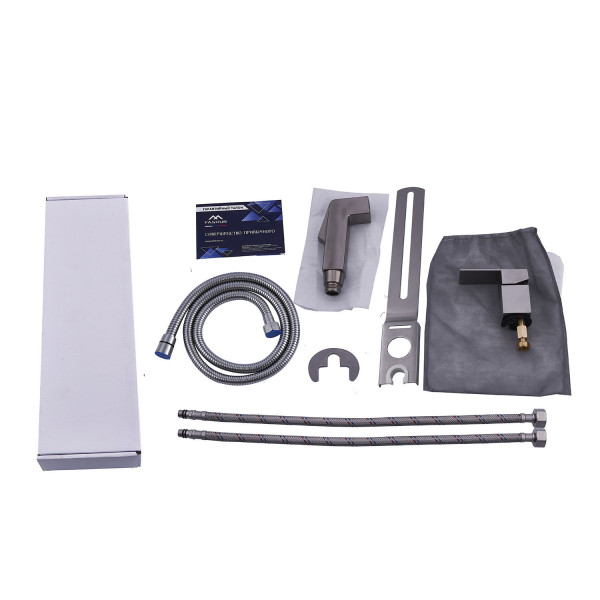 Смеситель для унитазов Fashun с гигиенической лейкой сатин (A57104)