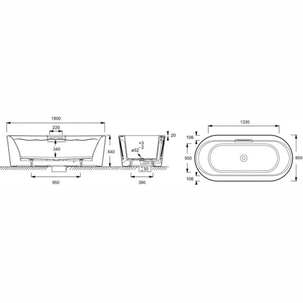 Ванна чугунная Jacob Delafon Volute 180x80 белая (6D064-00) Ванна чугунная Jacob Delafon Volute 180x80 белая (6D064-00)