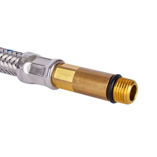 Подводка гибкая для смесителя 800 мм. 3/8"*М10 L=35 мм. (нерж. сталь) SHF-0038-351015 Подводка гибкая для смесителя 800 мм. 3/8"*М10 L=35 мм. (нерж. сталь) SHF-0038-351015