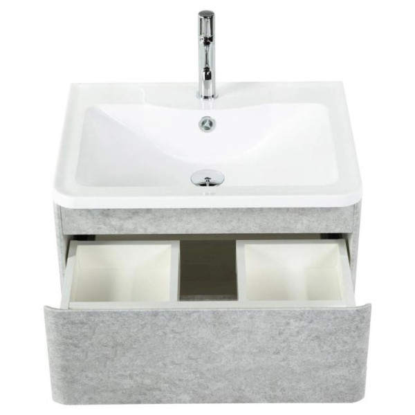 Тумба подвесная BelBagno Albano 600x450x500 Cemento Verona Grigio/матовый (ALBANO-600-2C-SO-CVG)