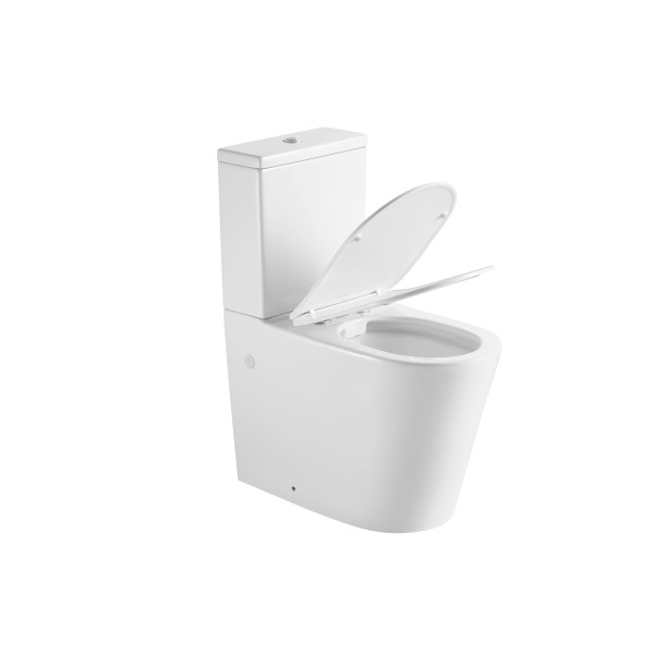 Унитаз напольный с бачком Aquatek Оберон сиденье с микролифтом белый (AQ1273H-00)