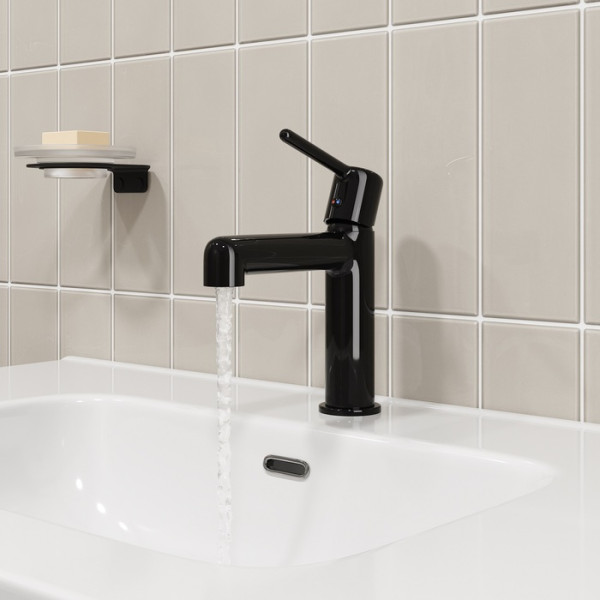 Смеситель для раковины Iddis Aiger черный (AIGGB00i01)