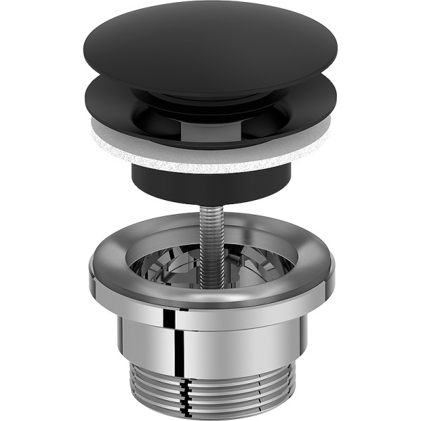 Донный клапан Jacob Delafon черный (E30536-BL) Донный клапан Jacob Delafon черный (E30536-BL)