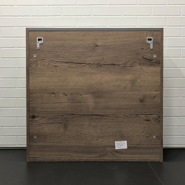 Тумба подвесная с раковиной Comforty Никосия 800x455x860 дуб темный (00-00007621)