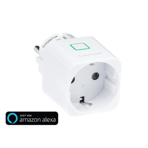 Модульное реле Salus беспроводное ,в виде "вилка-розетка" ( для подключения электрической нагрузки до 3,5 кВт, 220 В), «Умная розетка» для управления