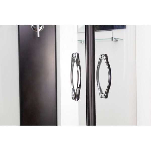 Душевая кабина Classic 90x90 стекло прозрачное, профиль черный (NG-6701-14) Душевая кабина Classic 90x90 стекло прозрачное, профиль черный (NG-6701-14)