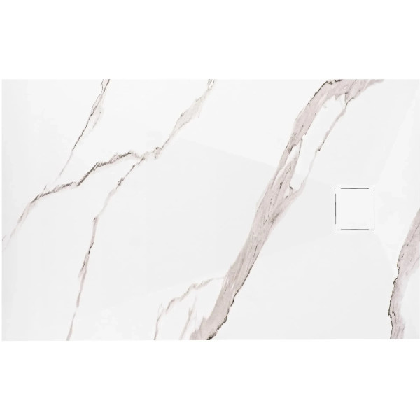 Душевой поддон REA Magnum carrara white 100x80 мрамор (REA-K7004) Душевой поддон REA Magnum carrara white 100x80 мрамор (REA-K7004)