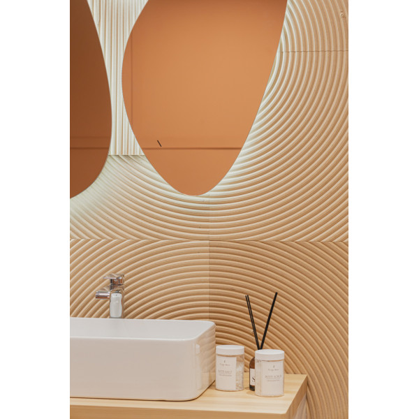 Зеркало Abber Teil 109,8x110,5 с подсветкой, бесконтактный выключатель, диммер (AG6503S)