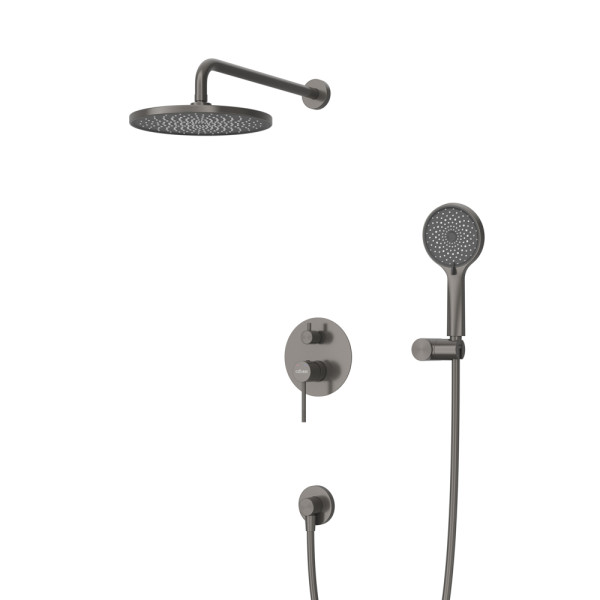 Душевая система Cezares Relax оружейная сталь (RELAX-DSET-GM)
