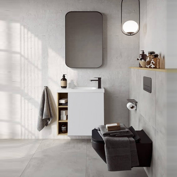 Тумба подвесная Aqwella Alba 565x247x650 дуб давос натуральный (ALB0106RDD)