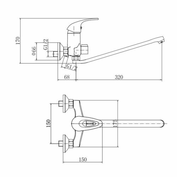 Смеситель для ванны и душа Fashun с душевым комплектом хром (A2203) Смеситель для ванны и душа Fashun с душевым комплектом хром (A2203)