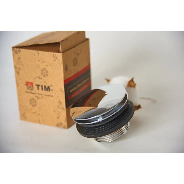 Донный клапан TIM 1 1/2" 40 мм с переливом (BAR0404B)