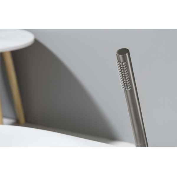 Душевая лейка Aquatek Европа шлифованный черный хром (AQ2002BGM)