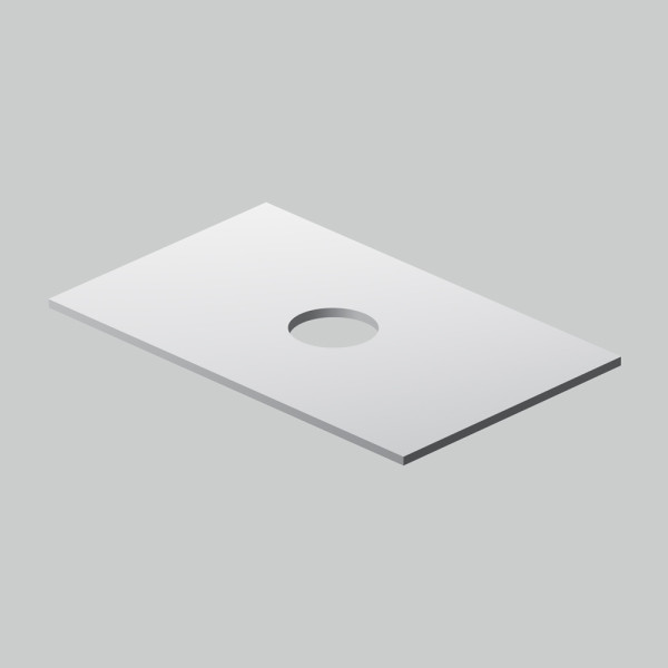 Столешница AM.PM Func 50x80 под накладную раковину, для тумбы, белый глянец (M8FST0801WG) Столешница AM.PM Func 50x80 под накладную раковину, для тумбы, белый глянец (M8FST0801WG)