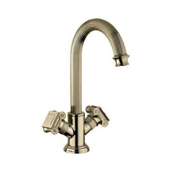 Смеситель для раковины Cezares Olimp бронзовый, ручки квадратные - металл (OLIMP-LS2-02-O) Смеситель для раковины Cezares Olimp бронзовый, ручки квадратные - металл (OLIMP-LS2-02-O)