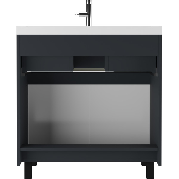 Тумба напольная Classica 80 Karat Серый тауп В1 Домино (DK3213T)