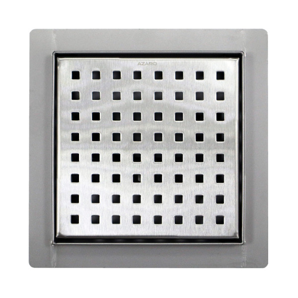 Трап горизонтальный Azario 150x150 хром (AZZ1150)