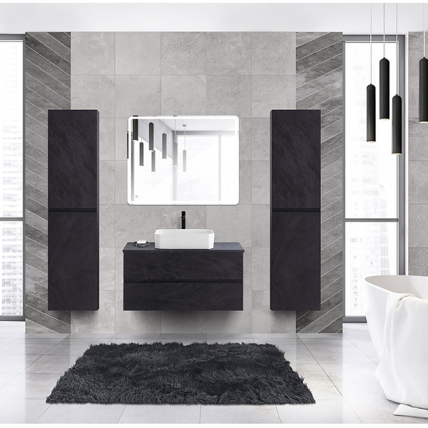 Тумба подвесная Cezares Molveno 46 100x50 Nero (MOLVENO 46-100-2C-SO-NR)