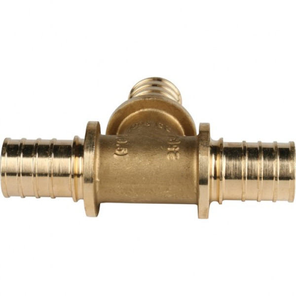 Тройник Stout PE-Xa 25*25*25 (латунь) (SFA-0013-000025)