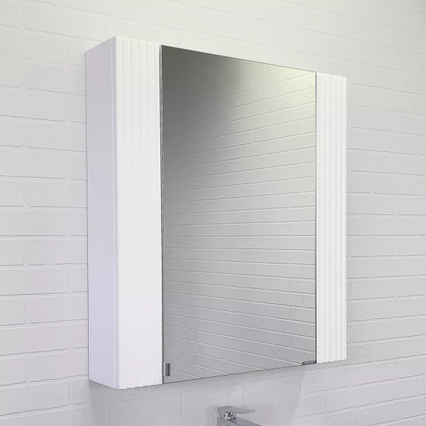 Шкаф зеркальный Comforty Лима 700x175x800 белый матовый (00-00006135) Шкаф зеркальный Comforty Лима 700x175x800 белый матовый (00-00006135)