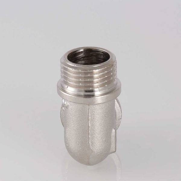 Угольник 1/2" НН Valtec (никель) (VTr.093.N.0004)