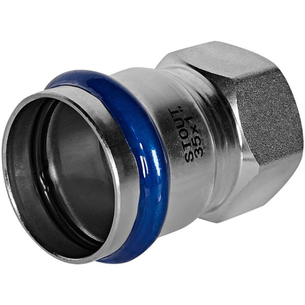 Переход 35х1"В Stout SSS-2022 ВПр-ВР (нерж.ст., пресс) SSS-2022-000351