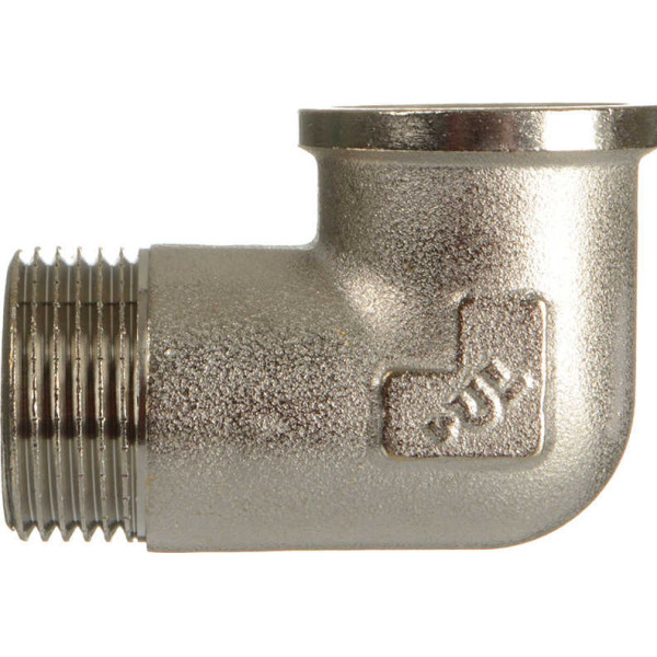 Угольник 1" ВН TeRma (никель) (06152)