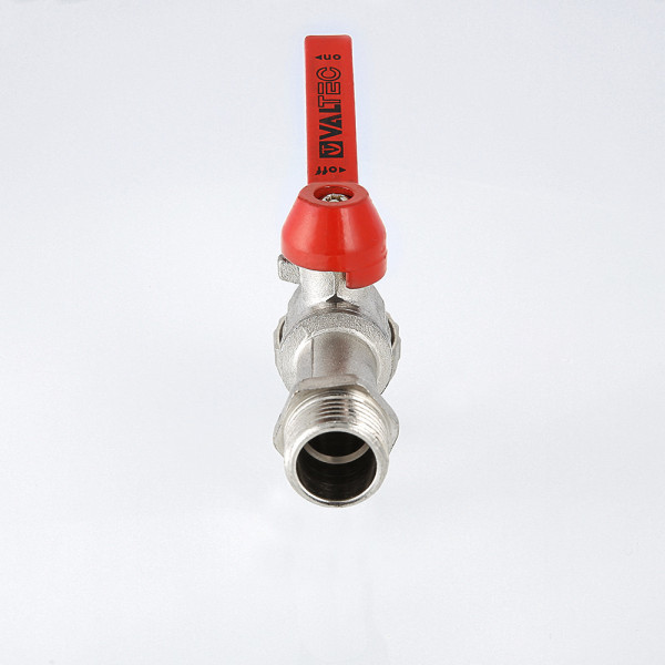 Кран 3/4" шаровый сливной со штуцером Valtec (красная ручка) VT.051.N.05 Кран 3/4" шаровый сливной со штуцером Valtec (красная ручка) VT.051.N.05