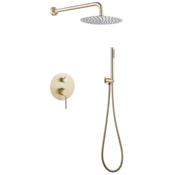 Душевая система Abber Emotion золото матовое (AF8818G)