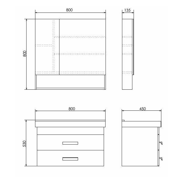 Тумба подвесная Comforty Никосия 800x530x450 дуб белый матовый с раковиной (00-00001512) Тумба подвесная Comforty Никосия 800x530x450 дуб белый матовый с раковиной (00-00001512)