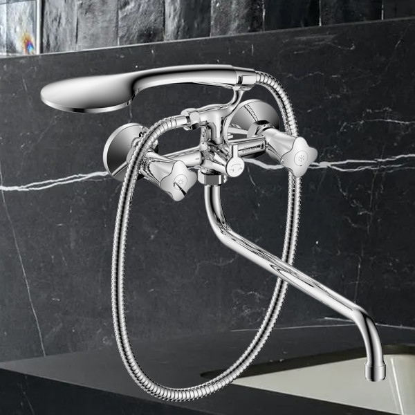 Смеситель для ванны и душа Wesnaart Kamila хром (KAM16-322-23241)