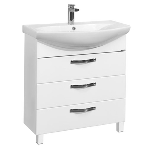 Тумба-умывальник Aquaton Ария 65 Н/1WH207782 Раковина Смайл-65 (1A1234K0AA010)