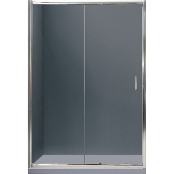 Душевая дверь BelBagno Uno 150x185 стекло прозрачное, профиль хром (UNO-BF-1-150-C-Cr)
