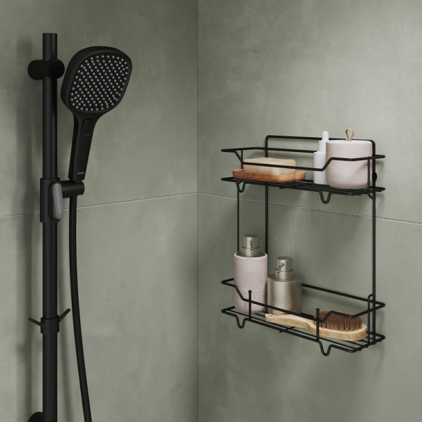 Полка для ванной комнаты Milardo Grid 13,6x36,1x36,3 хром (GRICS2BM44)