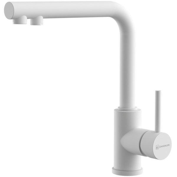 Смеситель для кухни Omoikiri Nakagawa 2 Plus-WH белый (4994415)