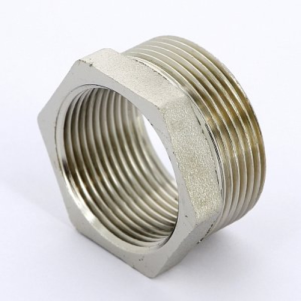 Футорка 1 1/2"х1 1/4" НВ никелированная Uni-Fitt (604N6500)