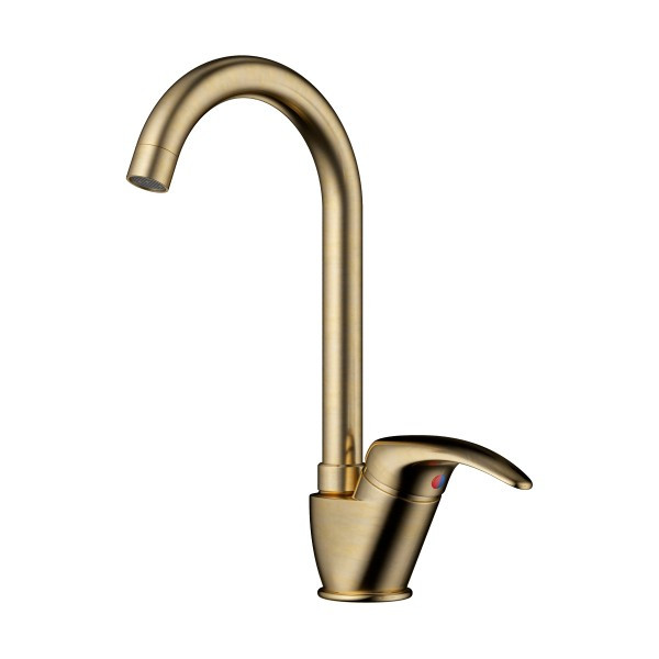 Смеситель для кухни Omoikiri Umi-AB античная латунь (4994262)