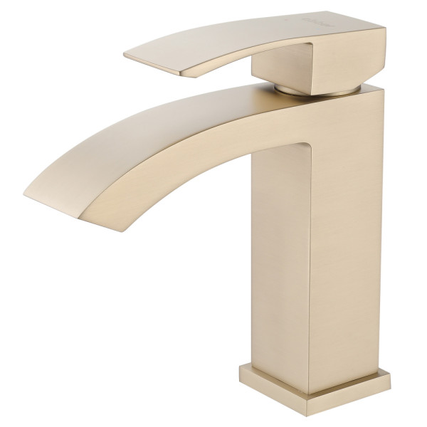 Смеситель для раковины Abber Wasserfall Золотой (AF8610G) Смеситель для раковины Abber Wasserfall Золотой (AF8610G)