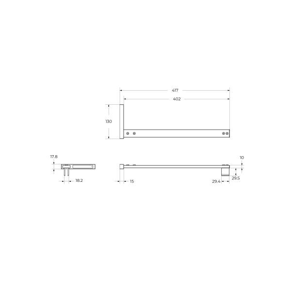 Душевое ограждение BelBagno Uno 90x200 стекло рифленое, профиль хром глянцевый (UNO-L-1-TB-90-FL-Cr)