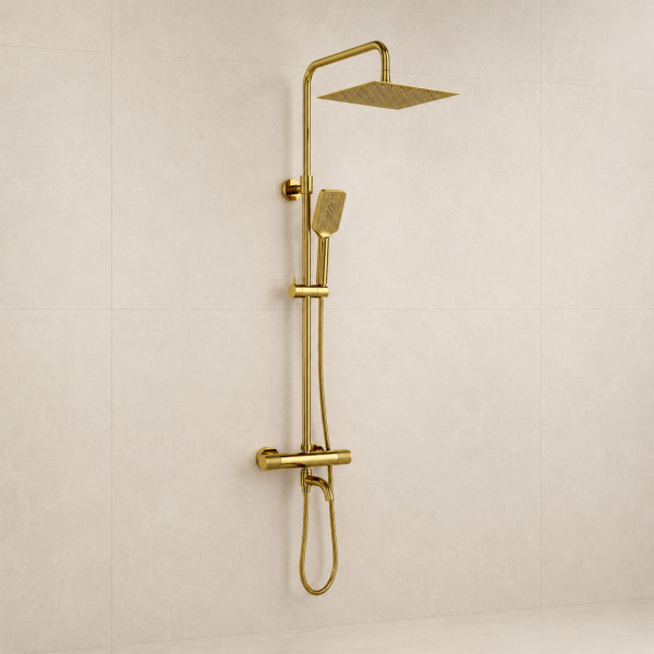 Душевая система WasserKRAFT Мюриц (Muritz) золото глянцевое (98101.261.346PG) Душевая система WasserKRAFT Мюриц (Muritz) золото глянцевое (98101.261.346PG)